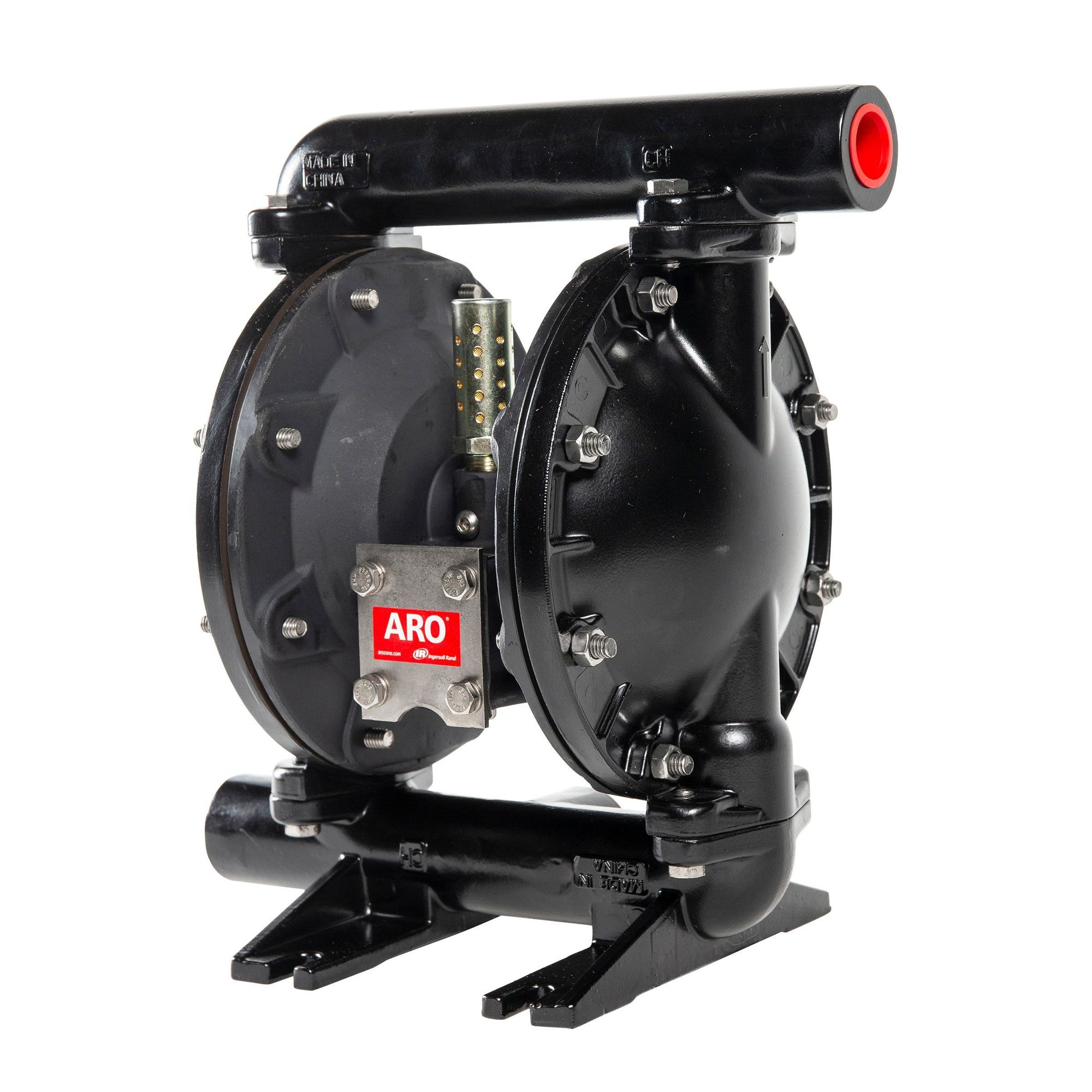 ARO Ingersoll Rand, PUMP ASM, 3/4in. METAL DIAPHRAGM PUMP, Flow 33 GPM, Inlet Port 3/4 in, Model# 66607A-1EB-A
